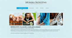 Desktop Screenshot of monikafoto.cz